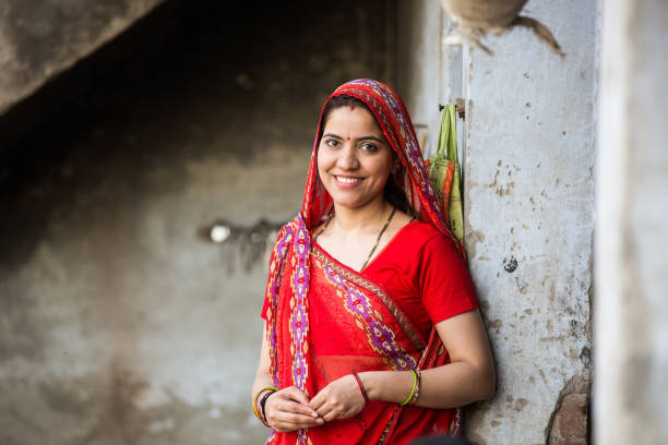 Indian, Village, Women, Villager, Rural,